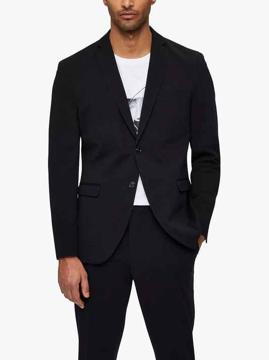 Black mens casual jacket