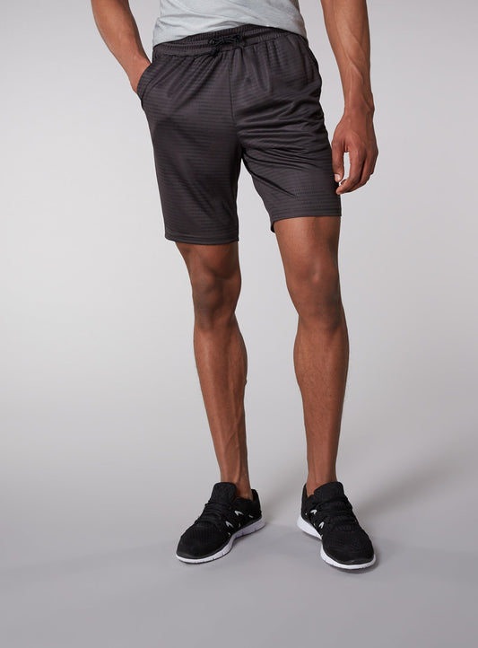 Charcoal Printed Shorts - L