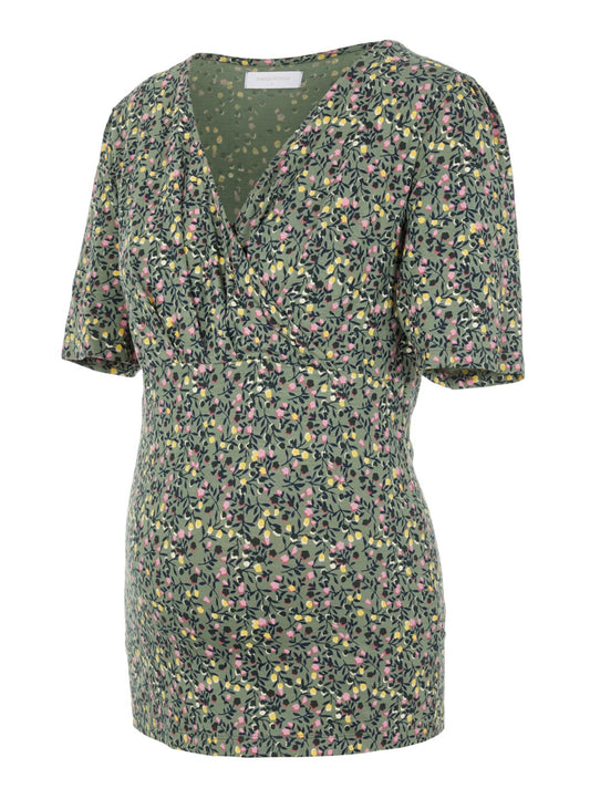 Floral Print Jersey Top - 10