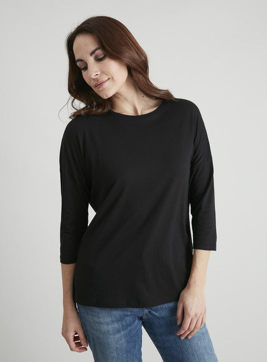Black Slouch Sleeve Top - 10
