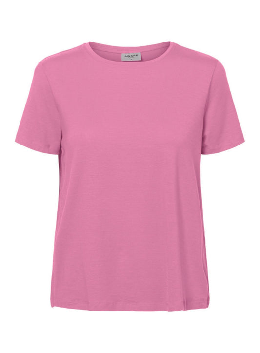 Hot Pink Crew Neck T-Shirt - 10