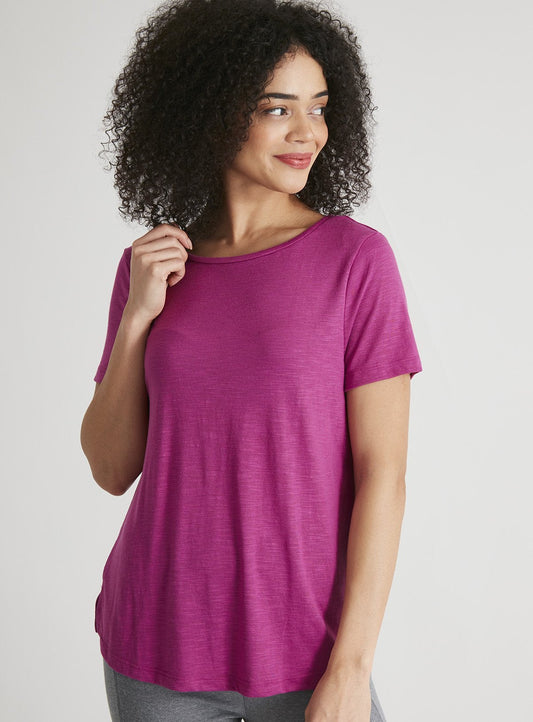 Active Purple Bar Back T-Shirt - 10