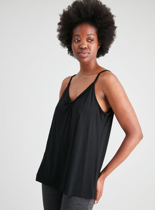 Black Plait Detail Vest Top - 10