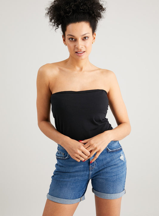 Black Bandeau Top - 10